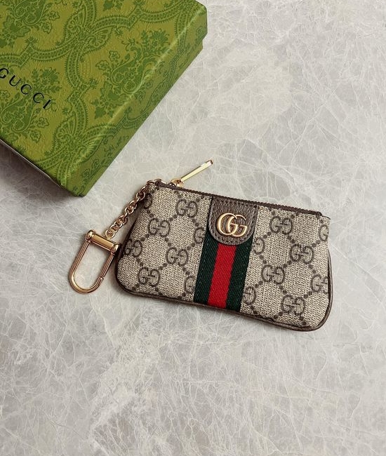 Gucci GG Mini Coin Purse Brown 671722