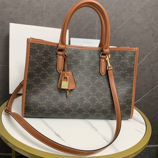 Celine CABAS Tote Classic Triomphe Printed Bag 199742