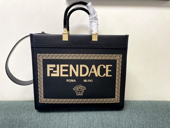 Fendi Versace Co-branded Tote Bag 80069
