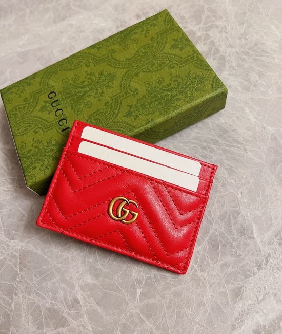 Gucci GG Marmont Quilted Card Holder 443127