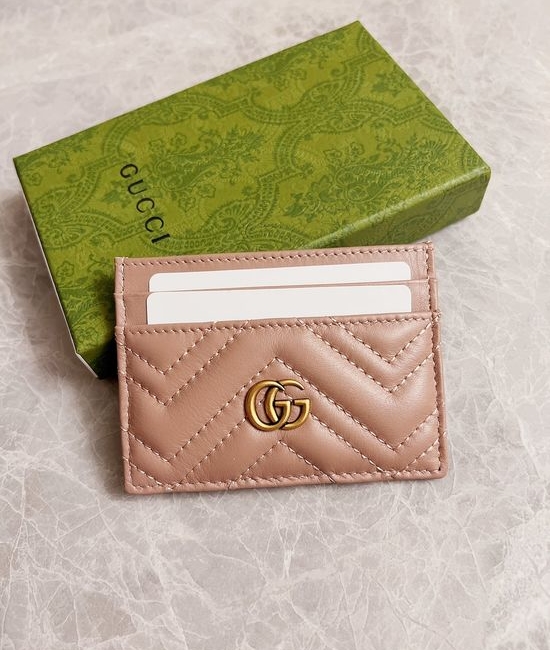 Gucci GG Marmont Quilted Card Holder 443127