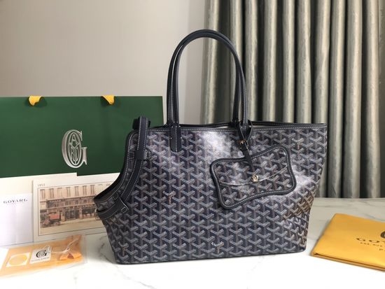 Goyard Chien Gris Small Dog Carrier 3112