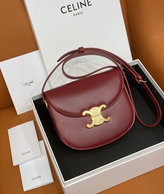 Celine Triomphe Besace Leather Bag 110413