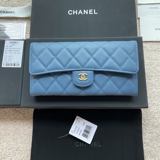 Chanel Wallet Grained Calfskin A80758