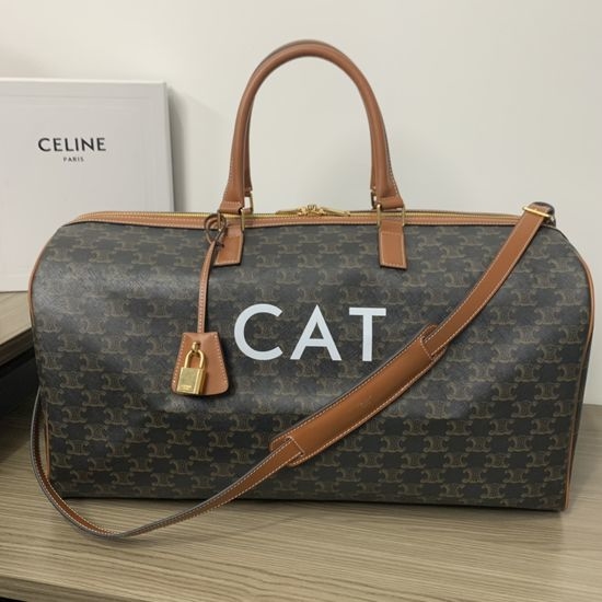 Celine Voyage Printed Triomphe Canvas Travel Bag 191472
