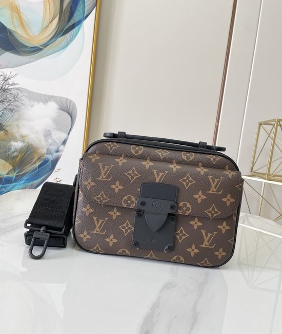 Louis Vuitton LV S Lock Monogram Messenger Bag M45806