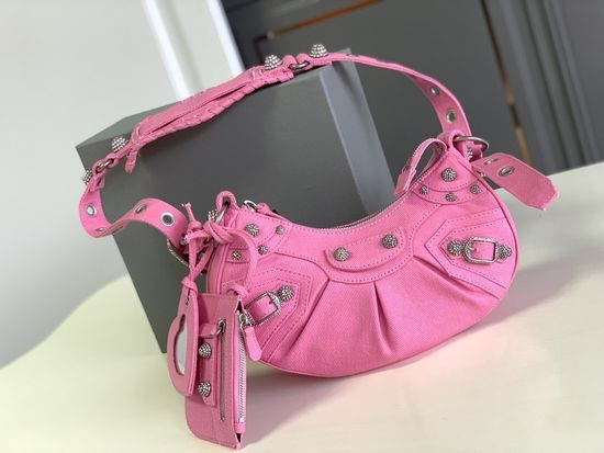 Balenciaga Le Cagole Denim Rhinestone Hardware Bag 59005