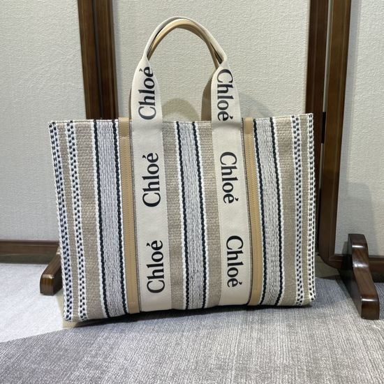 Chloe Woody Rainbow Tote Bag 6044
