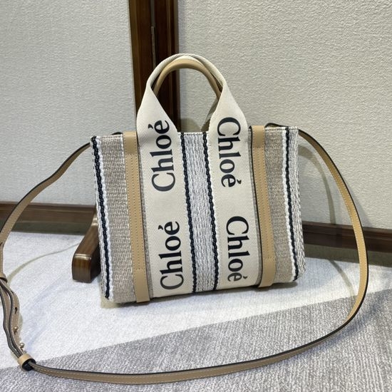 Chloe Rainbow Woody Tote Bag 6051