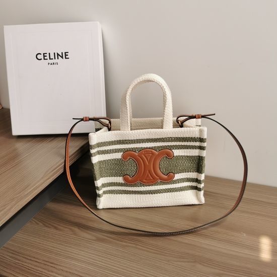 Celine BAIE DES ANGES Fabric Crossbody Bag 199162