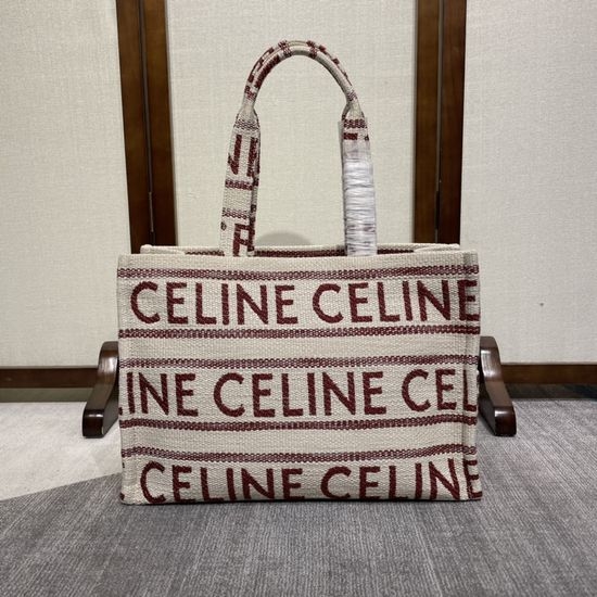 Celine CABAS THAIS Large Fabric Tote Bag 196762