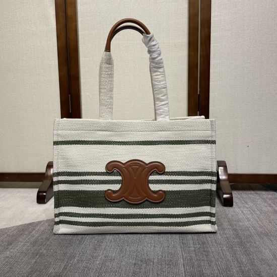 Celine CABAS THAIS Large Fabric Tote Bag 196762