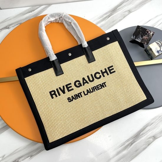 Yves Saint Laurent YSL Rive Gauche Tote Bag Woven 509415