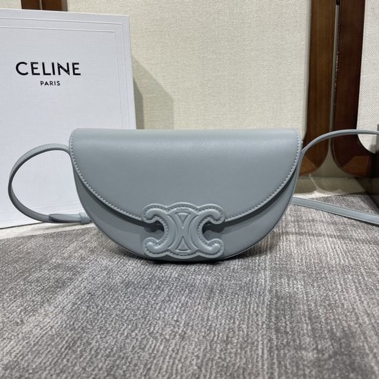 Celine Basace Leather Shoulder Bag 111233