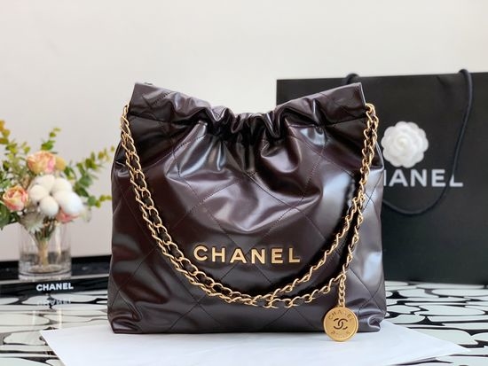Chanel 22bag Glossy Calfskin Handbag 3260