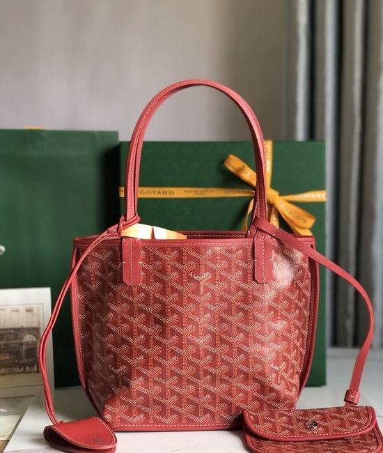 Goyard Anjou Reversible Linen Tote 020660