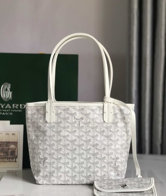 Goyard Linen Leather Shoulder Bag 020181