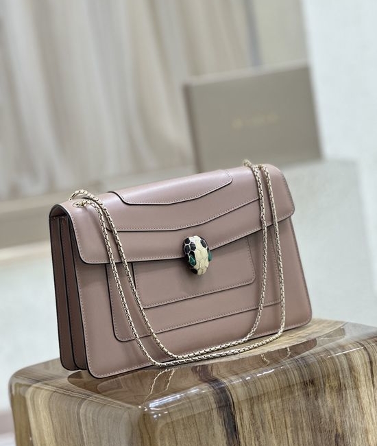 Bvlgari Serpenti Forever Double Flap Shoulder Bag 35362
