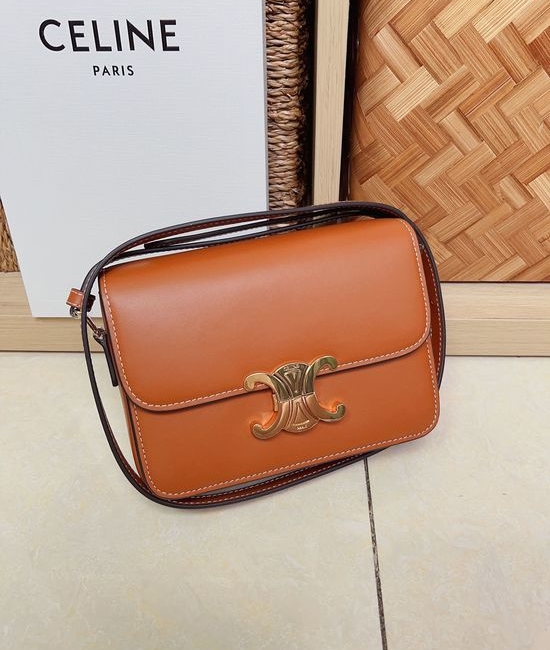 Celine TEEN TRIOMPHE Calfskin Shoulder Bag 188423