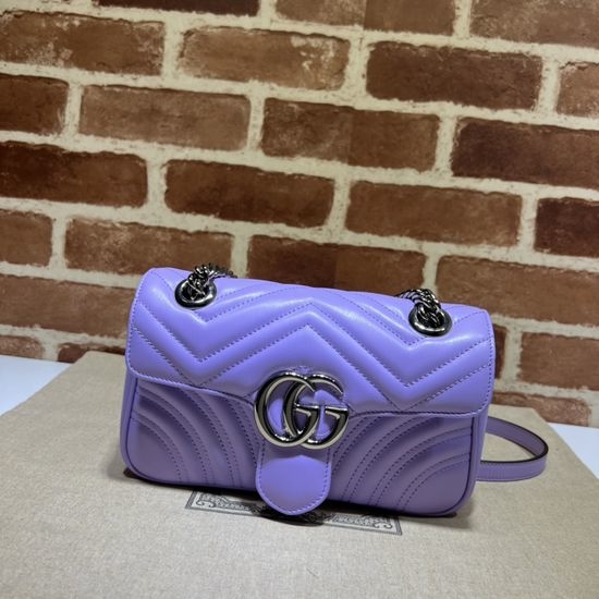 Gucci Handbag Light Purple Bag 446744
