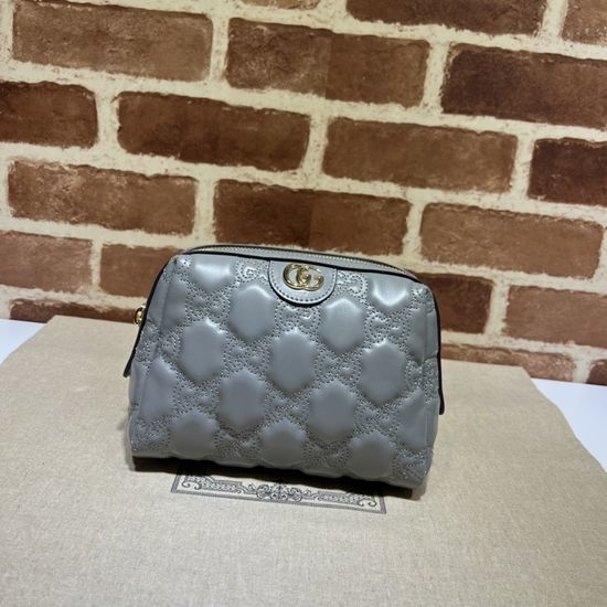 Gucci Gray Embroidered G Handbag Sophisticated Style 726047