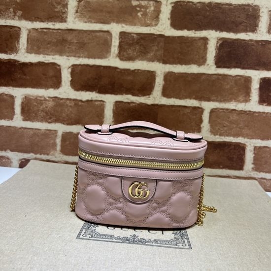 Gucci Handbag Light Pink Embroidered 723770
