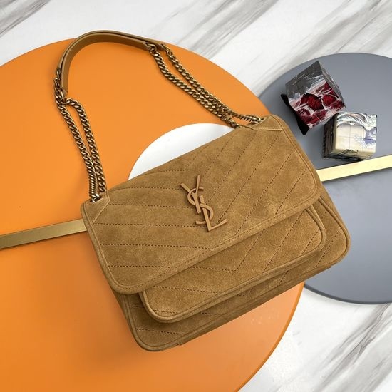Yves Saint Laurent YSL Niki Matte Leather Shoulder Bag 498894Zx