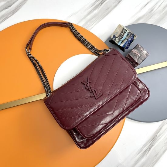 Yves Saint Laurent YSL Niki Leather Shoulder Bag 498894