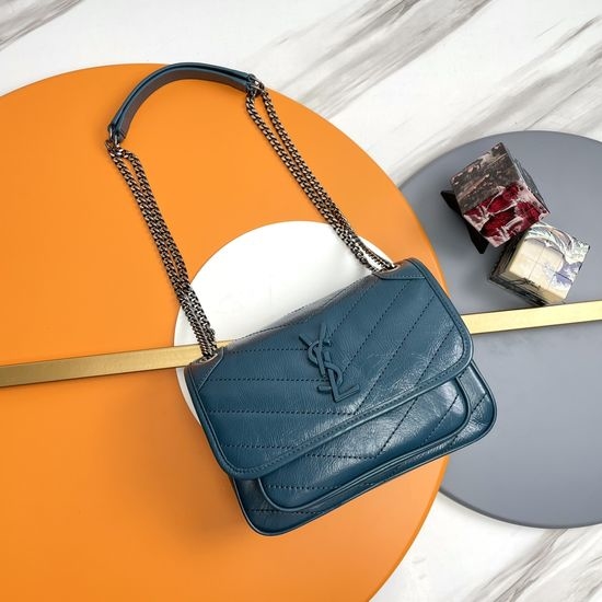 Yves Saint Laurent YSL Niki Textured Leather Bag 533037