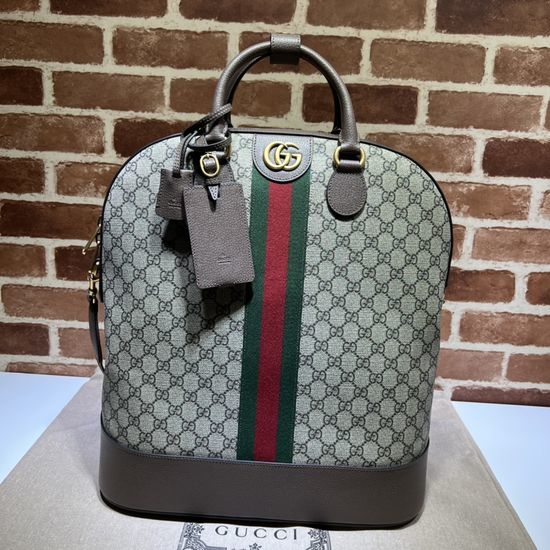 Gucci Brown PVC Large Capacity Tote 724654