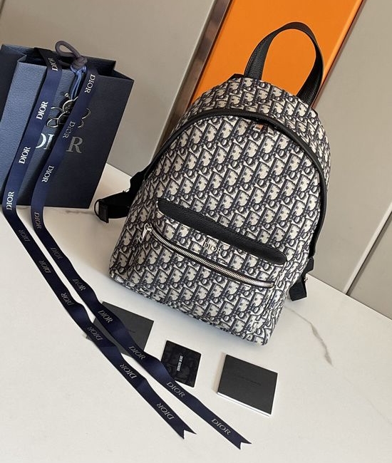 Christian Dior CD Oblique Canvas Backpack 93328