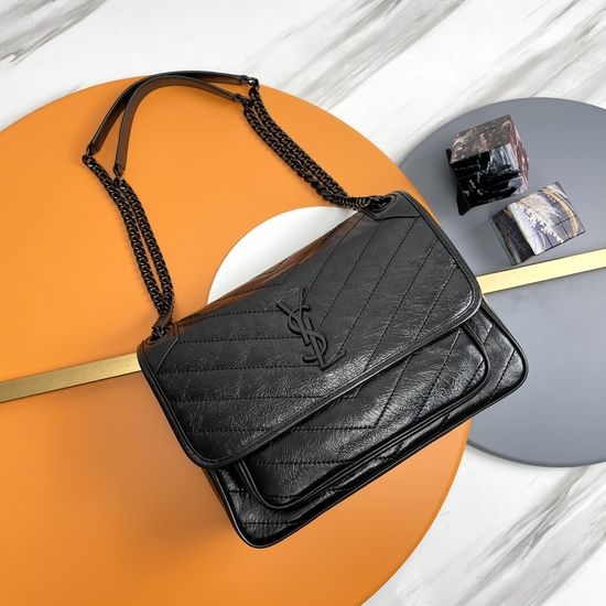 Yves Saint Laurent YSL Shoulder Bag Black Chain 498894.Zx