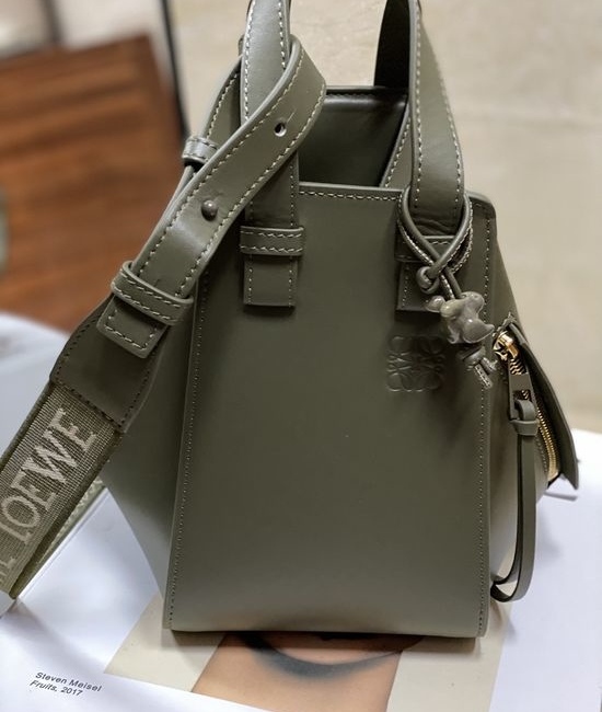 Loewe Hammock Satin Calfskin Compact Handbag 1202