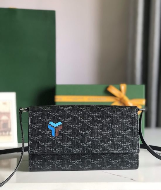 Goyard Varenne Canvas Cowhide Leather Wallet 02019