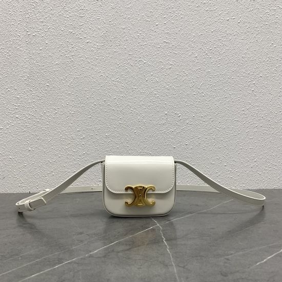 Celine Mini Crossbody Bag in White 101512