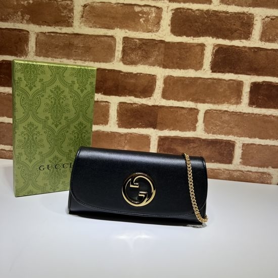 Gucci Black Leather Pouch 725215