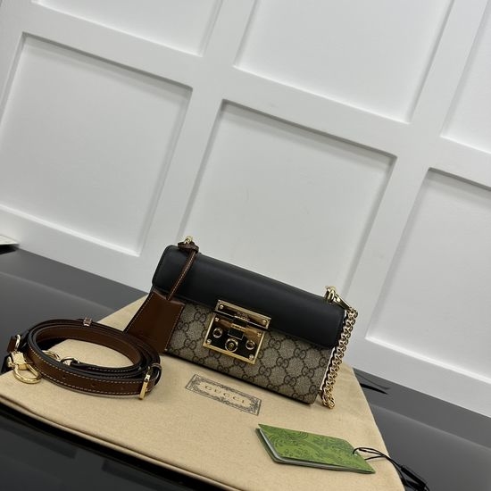 Gucci Brown Large Leather Handbag 735103