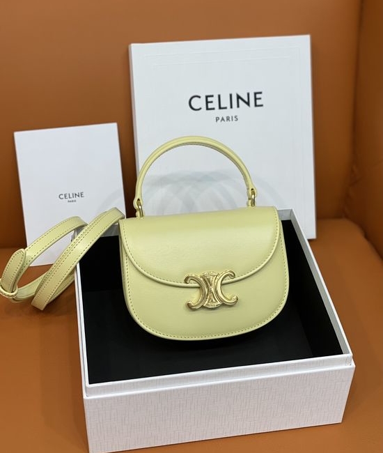 Celine BESACE TRIOMPHE Mini Leather Bag 10L063