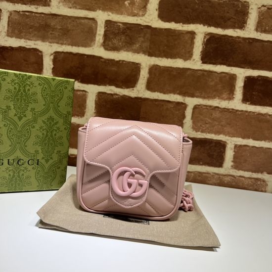 Gucci Mini Shoulder Bag Pink 739599