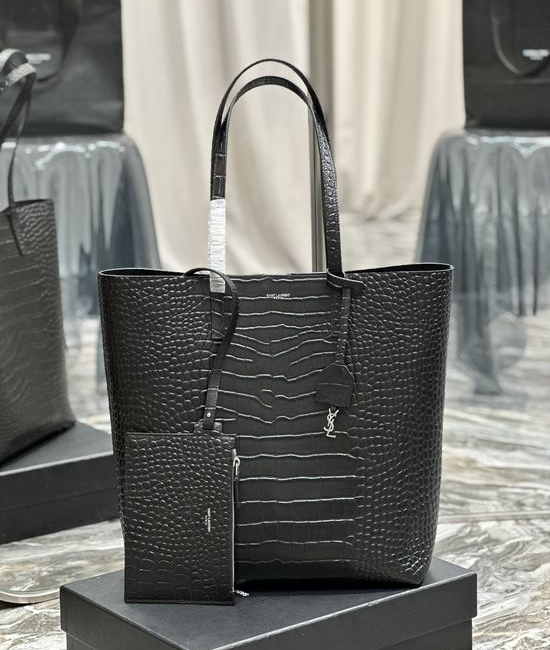 Yves Saint Laurent YSL Shopping Tote Vertical Large Capacity Bag 600306