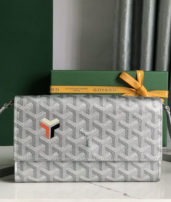 Goyard Varenne Canvas Cowhide Leather Wallet 02019