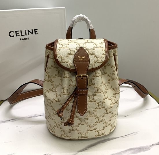 Celine Triomphe Canvas Backpack with Large Capacity 197662