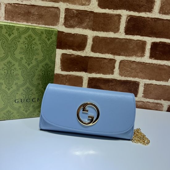 Gucci Light Blue Pouch 725215