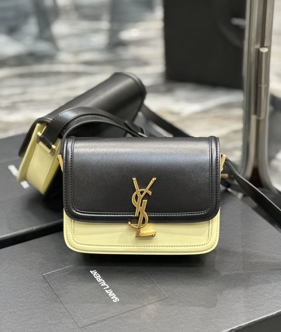 Yves Saint Laurent YSL Solferino Leather Shoulder Bag 634306