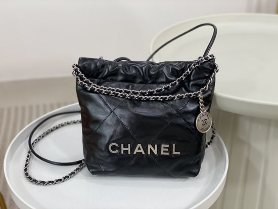 Chanel Mini Shopping Bag Leather Handbag 3980