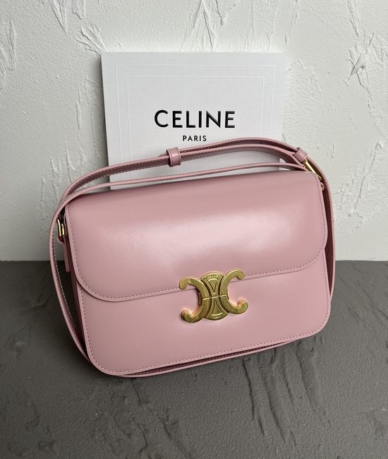 Celine Triomphe Classic Leather Shoulder Bag 187366