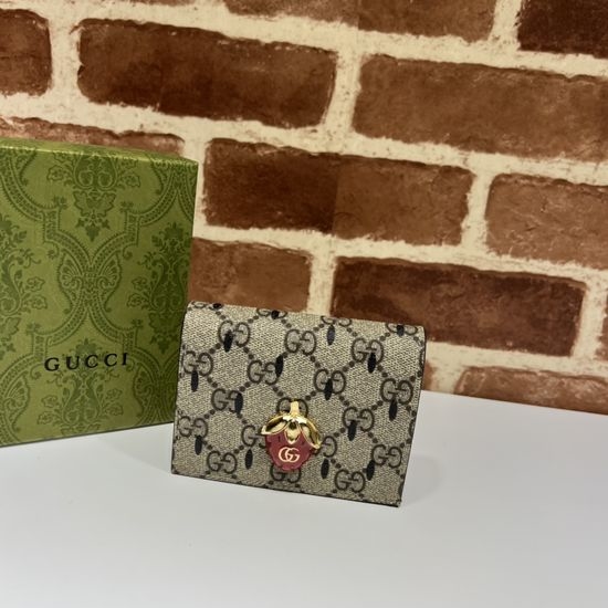 Gucci Original Leather Coffee PVC Pig Pattern Bag 726247