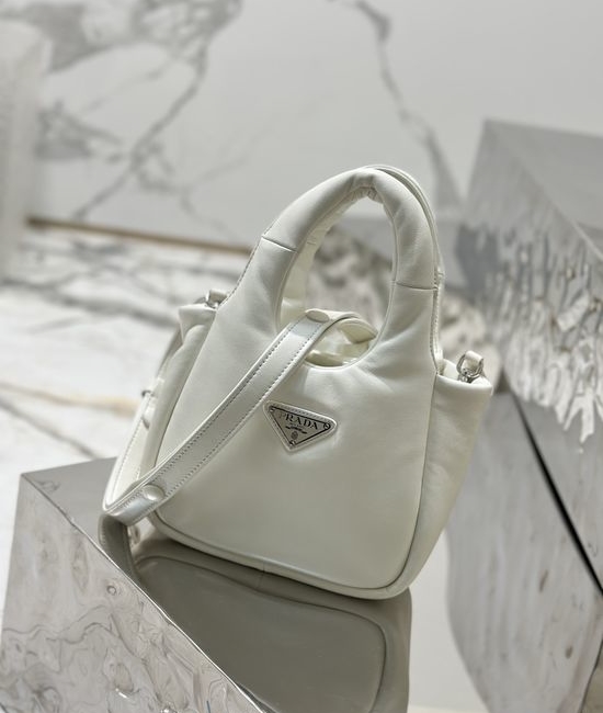 Prada Mini Lambskin Basket Bag 1BA359