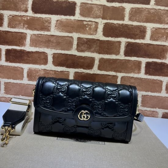 Gucci Bag Black Embroidered G 724529