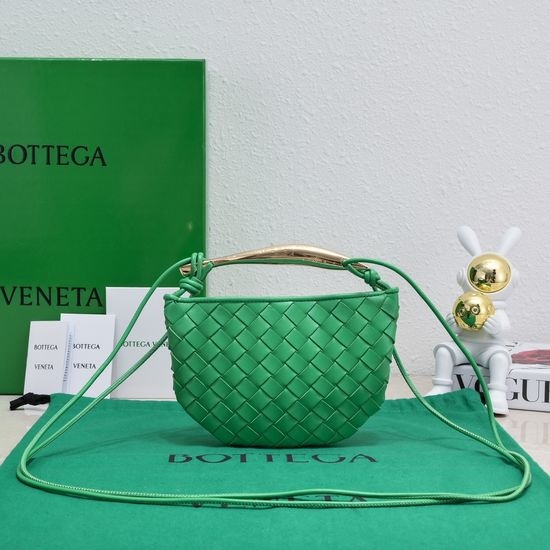 Bottega Veneta BV Sardine Handbag Woven Handle 6680